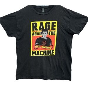 Rage Against The Machine Evil Empire Black T-Shirt Men's Size L 2014 Band Tee